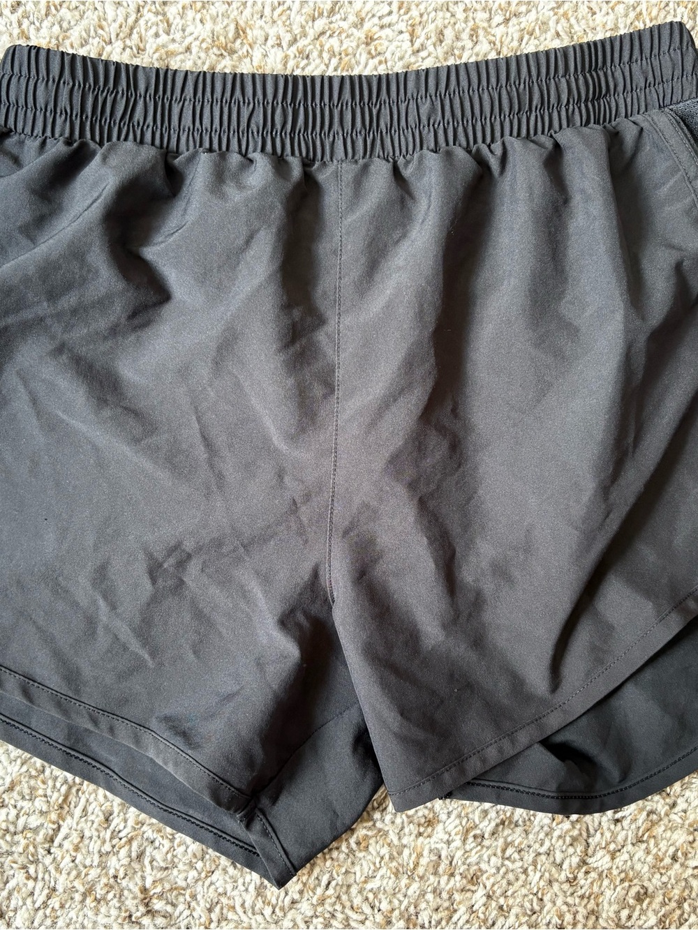 Under Armour Black Women's Athletic Shorts with Elastic Waistband